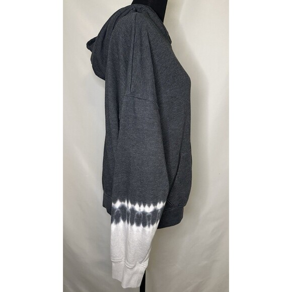 Victoria Secret PINK Gray‎ Tie-Dye Hoodie Pullover Sweatshirt Women's MEDIUM - Picture 4 of 10